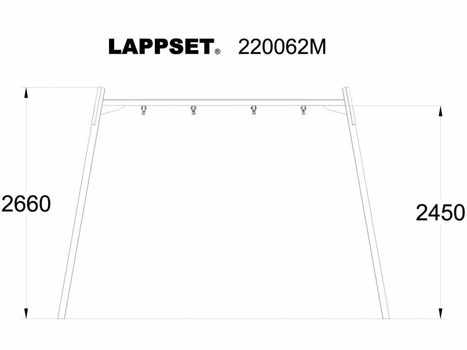 Pagina 1 - CAD-DWG Echipament de joaca pentru copii - 220062M LAPPSET Detaliu de produs CLOXX 