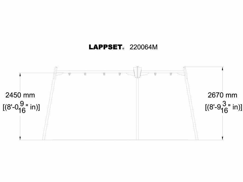 Pagina 1-CAD-DWG Echipament de joaca pentru copii - 220064M LAPPSET Detaliu de produs CLOXX 