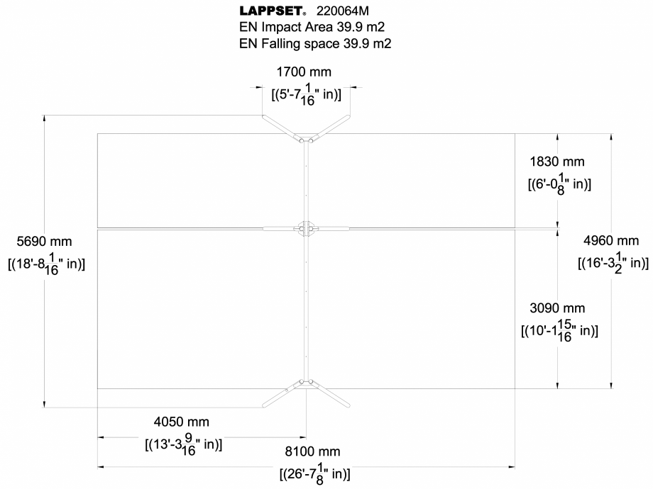 Pagina 1-CAD-DWG Echipament de joaca pentru copii - 220064M(1) LAPPSET Detaliu de produs CLOXX 