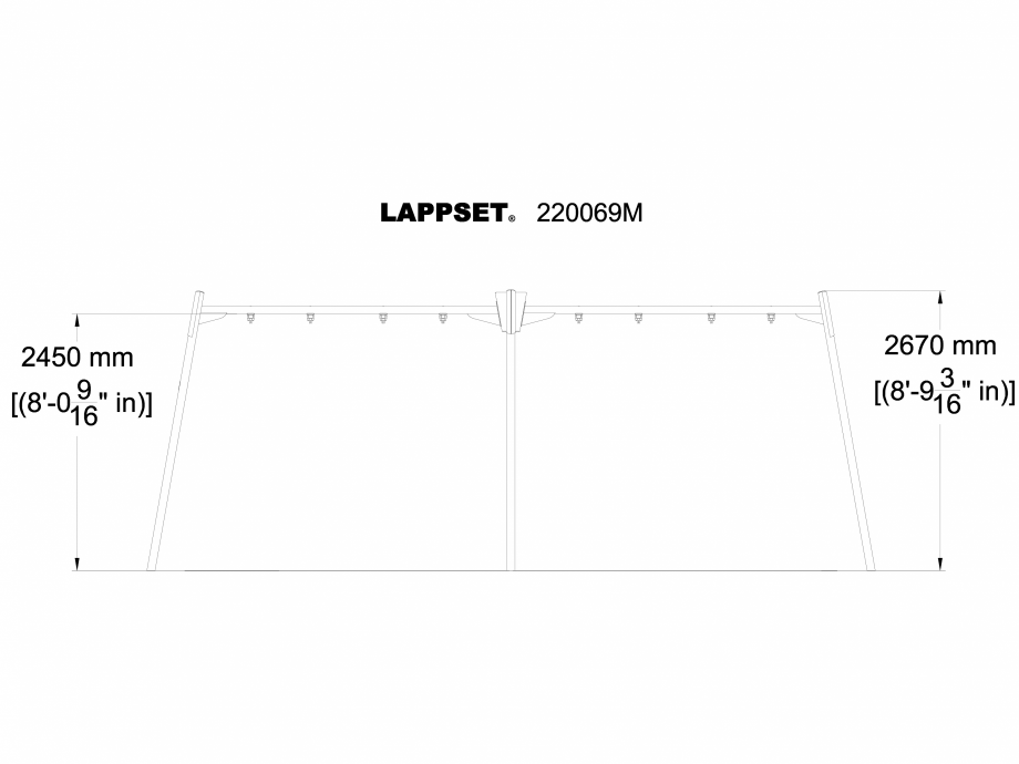 Pagina 1-CAD-DWG Echipament de joaca pentru copii - 220069M LAPPSET Detaliu de produs CLOXX 