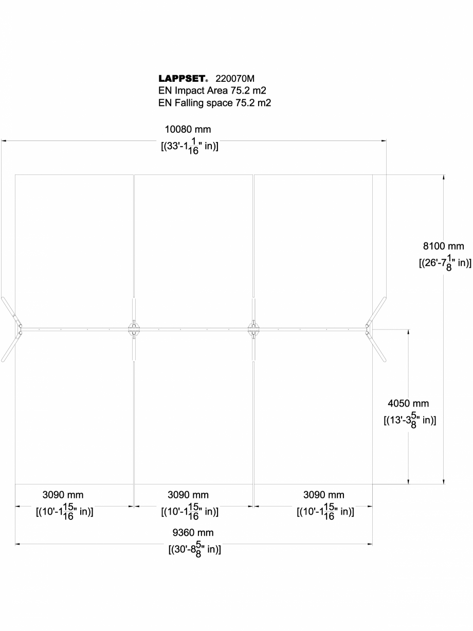 Pagina 1-CAD-DWG Echipament de joaca pentru copii - 220070M(1) LAPPSET Detaliu de produs CLOXX 