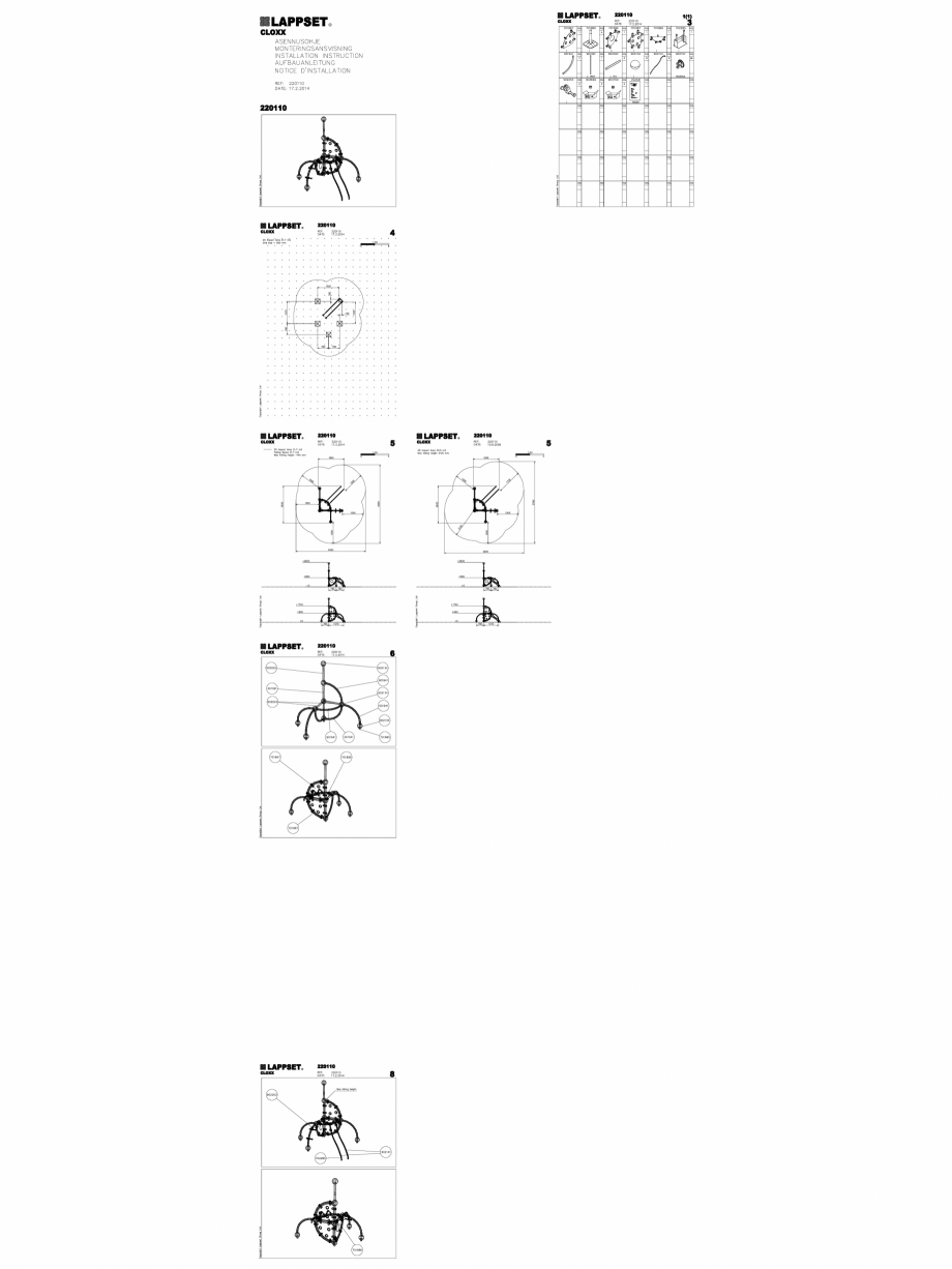 Pagina 1-CAD-DWG Echipament de joaca pentru copii - 220110(2) LAPPSET Detaliu de produs CLOXX 