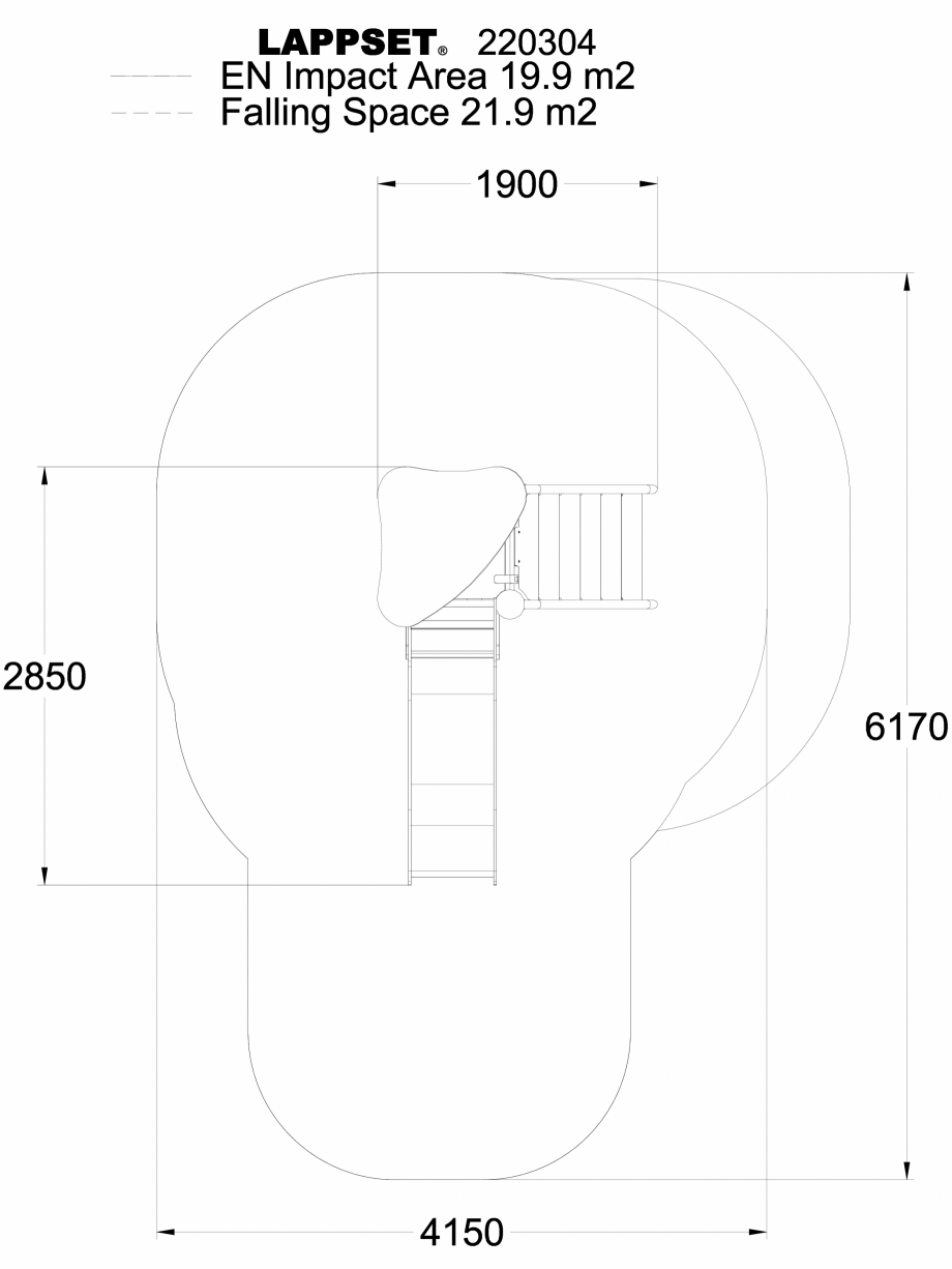 Pagina 1-CAD-DWG Echipament de joaca pentru copii - 220304(1) LAPPSET Detaliu de produs CLOXX 
