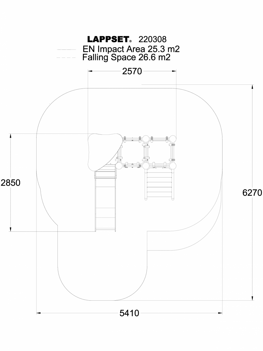 Pagina 1-CAD-DWG Echipament de joaca pentru copii - 220308(1) LAPPSET Detaliu de produs CLOXX 