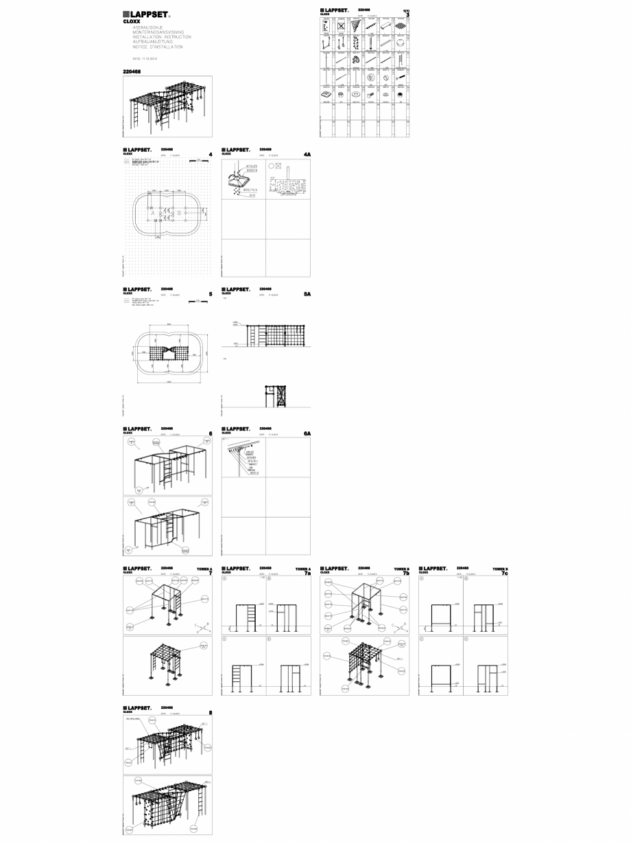 Pagina 1-CAD-DWG Echipament de joaca pentru copii - 220468(2) LAPPSET Detaliu de produs CLOXX 