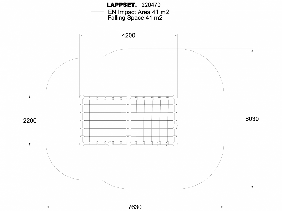 Pagina 1 - CAD-DWG Echipament de joaca pentru copii - 220470(1) LAPPSET Detaliu de produs CLOXX 
