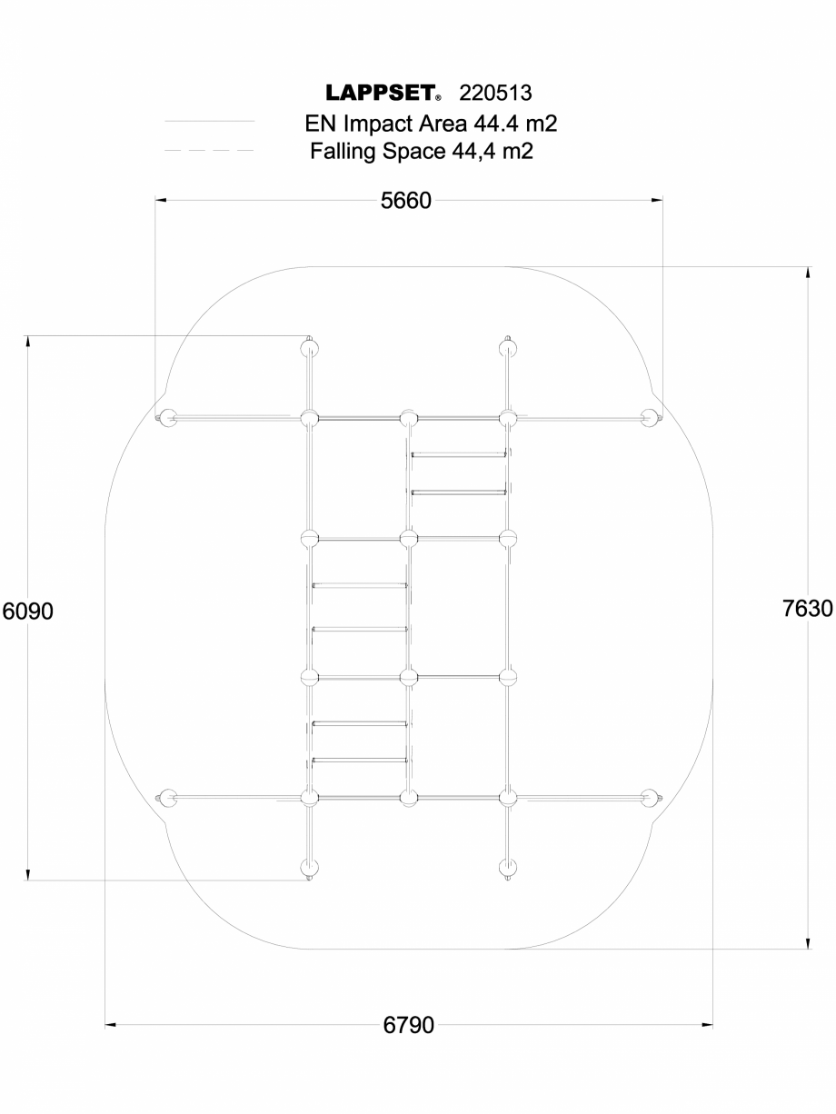 Pagina 1-CAD-DWG Echipament de joaca pentru copii - 220513(1) LAPPSET Detaliu de produs CLOXX 