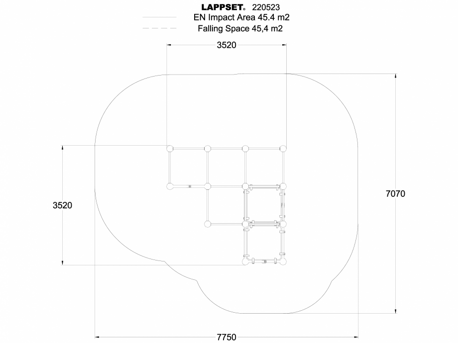 Pagina 1-CAD-DWG Echipament de joaca pentru copii - 220523(1) LAPPSET Detaliu de produs CLOXX 