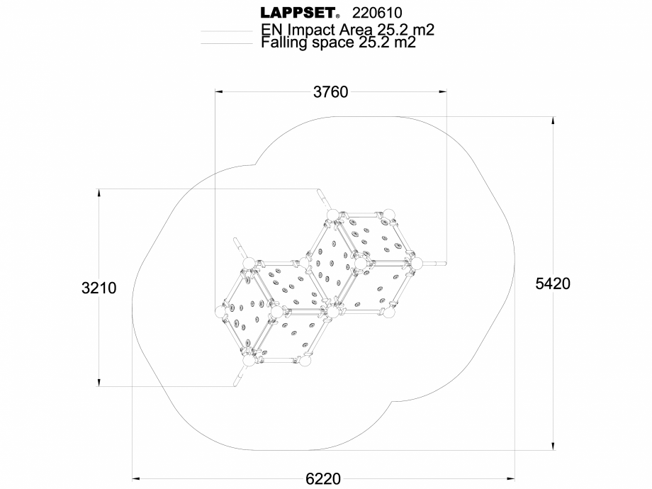 Pagina 1-CAD-DWG Echipament de joaca pentru copii - 220610(1) LAPPSET Detaliu de produs CLOXX 