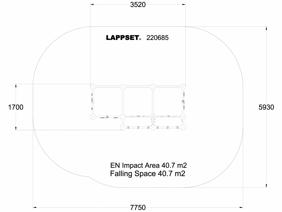 Pagina 1-CAD-DWG Echipament de joaca pentru copii - 220685(1) LAPPSET Detaliu de produs CLOXX 