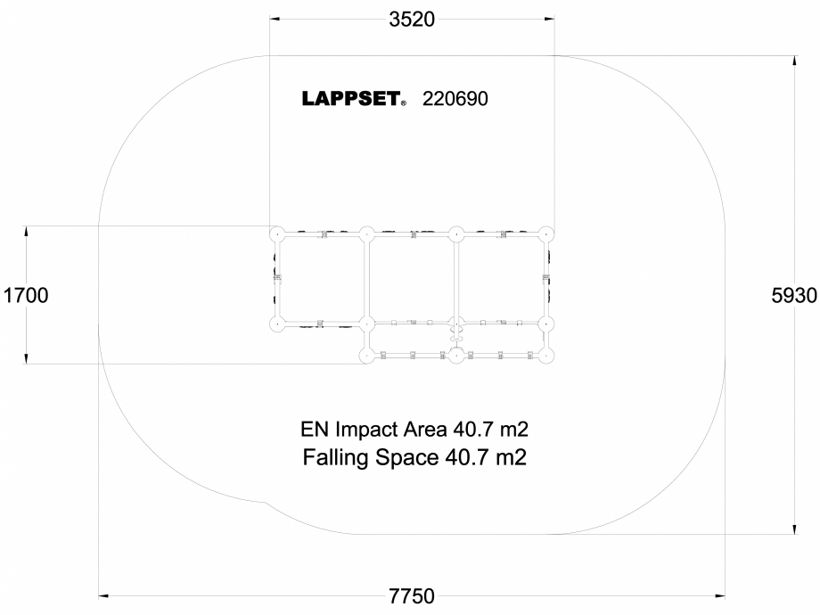 Pagina 1-CAD-DWG Echipament de joaca pentru copii - 220690(1) LAPPSET Detaliu de produs CLOXX 
