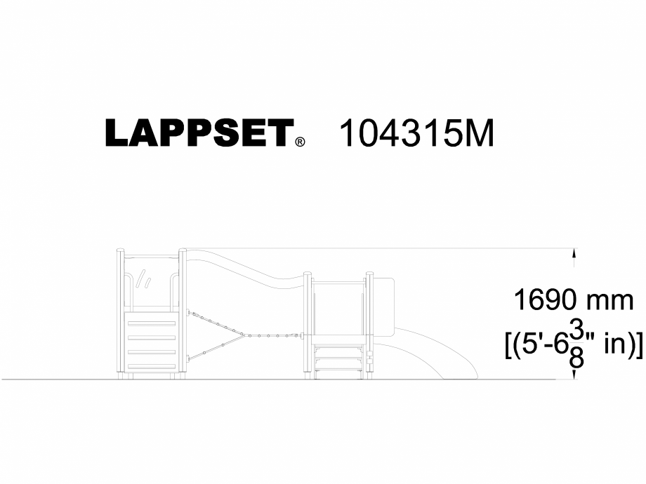 Pagina 1-CAD-DWG Echipament de joaca pentru copii sub 4 ani TINO 104315M LAPPSET Detaliu de produs FINNO ABC 