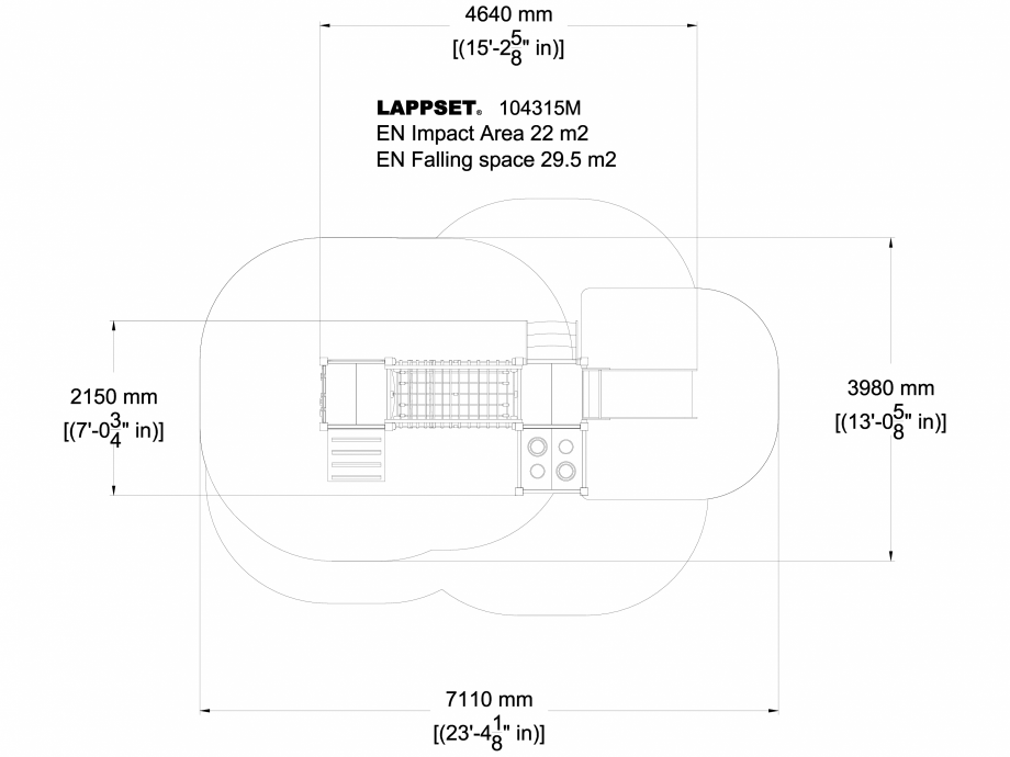Pagina 1-CAD-DWG Echipament de joaca pentru copii sub 4 ani TINO 104315M LAPPSET Detaliu de produs FINNO ABC 