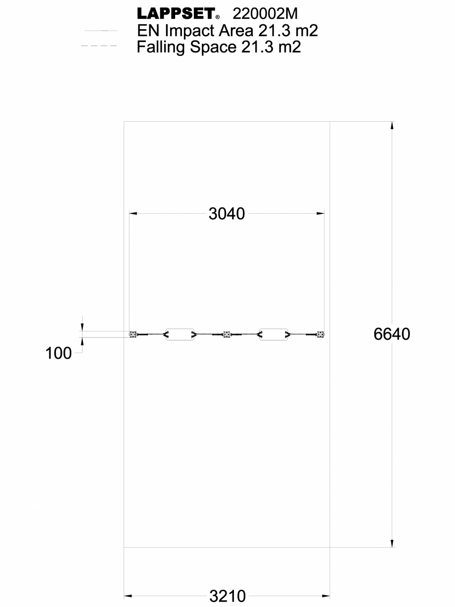 Pagina 1-CAD-DWG Echipament de joaca pentru copii sub 4 ani TELLURIIUM x2 220002M, vedere de sus LAPPSET...