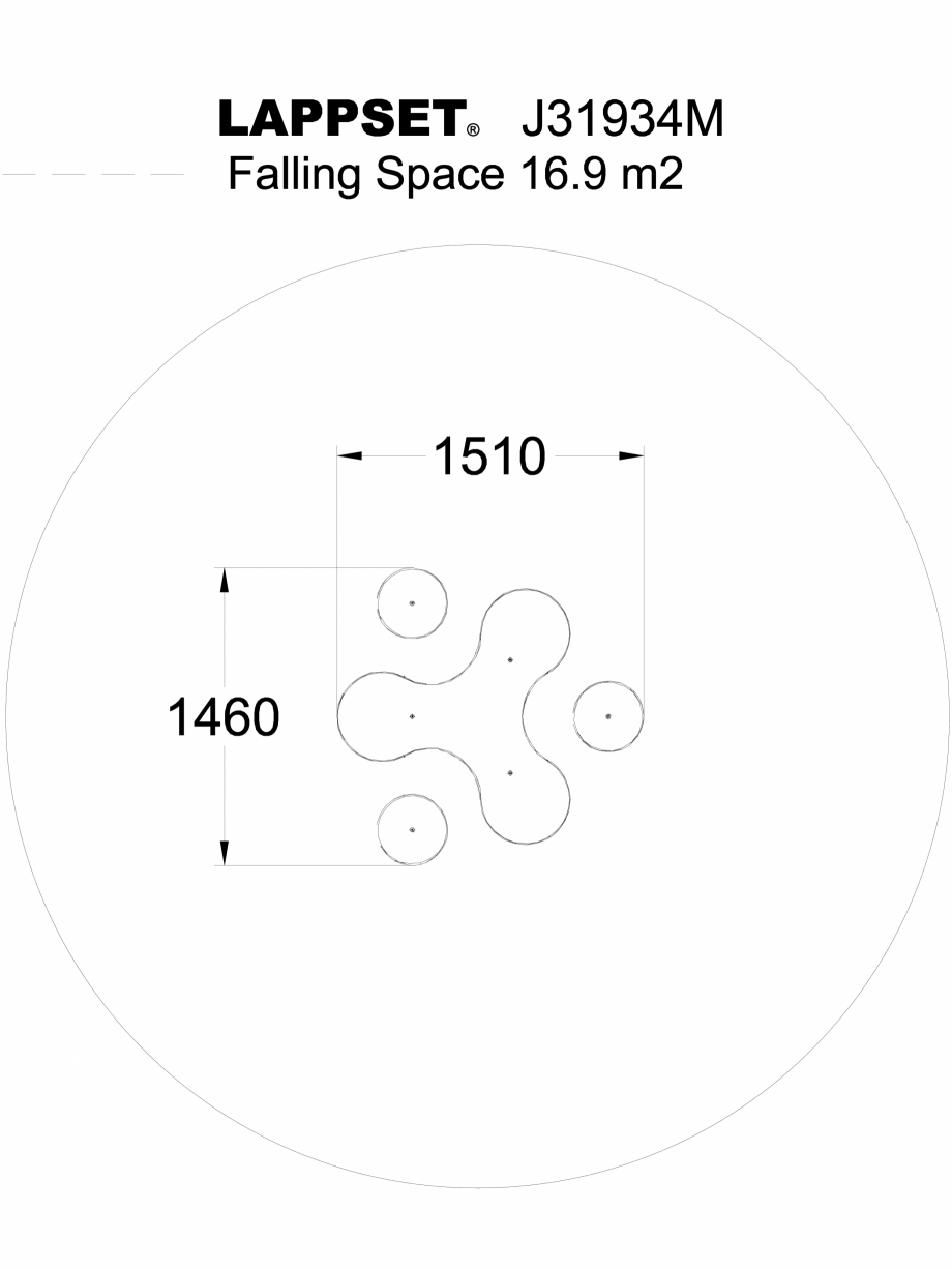 Pagina 1-CAD-DWG Echipament de joaca pentru copii sub 4 ani NICO J31934M - vedere de sus LAPPSET Detaliu de...