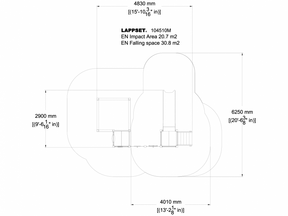 Pagina 1-CAD-DWG Echipament de joaca pentru copii sub 4 ani LISA 104510M LAPPSET Detaliu de produs FINNO ABC 