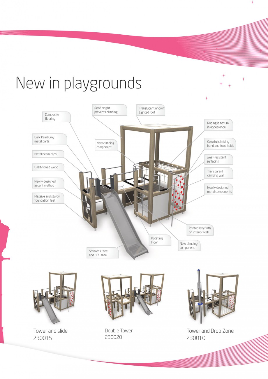 Pagina 3-Echipamente de joaca pentru copii LAPPSET HALO Catalog, brosura Engleza 