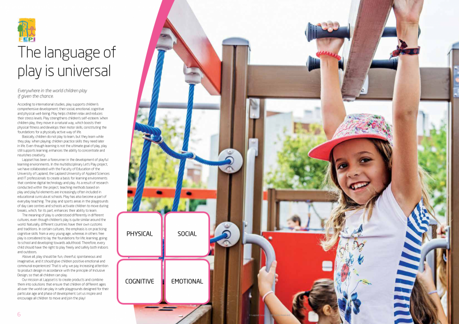 Pagina 4-Echipamente de joaca pentru copii LAPPSET NEW FINNO, HALO, CLOXX, FLORA, FINNO ABC, CLOVER Catalog, ...