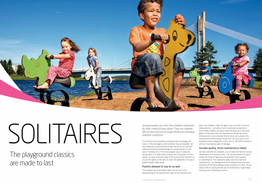 Pagina 26-Echipamente de joaca pentru copii LAPPSET NEW FINNO, HALO, CLOXX, FLORA, FINNO ABC, CLOVER Catalog, ...