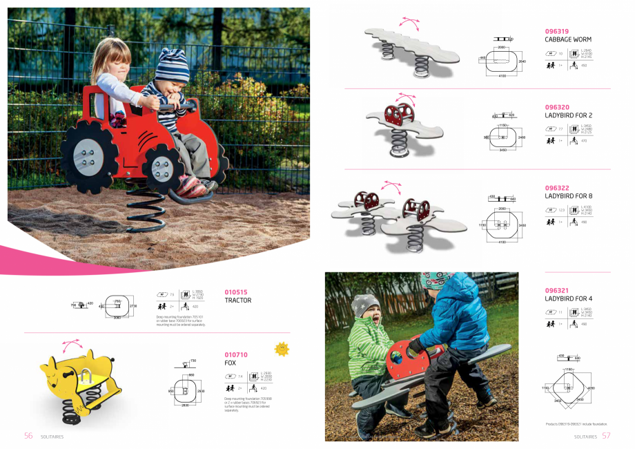 Pagina 29-Echipamente de joaca pentru copii LAPPSET NEW FINNO, HALO, CLOXX, FLORA, FINNO ABC, CLOVER Catalog, ...