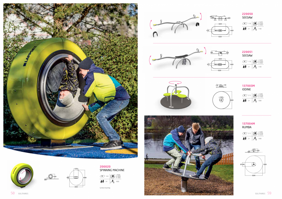 Pagina 30-Echipamente de joaca pentru copii LAPPSET NEW FINNO, HALO, CLOXX, FLORA, FINNO ABC, CLOVER Catalog, ...