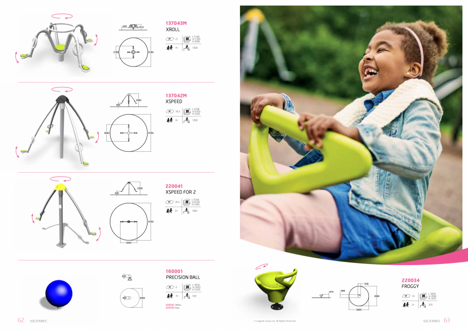 Pagina 32-Echipamente de joaca pentru copii LAPPSET NEW FINNO, HALO, CLOXX, FLORA, FINNO ABC, CLOVER Catalog, ...