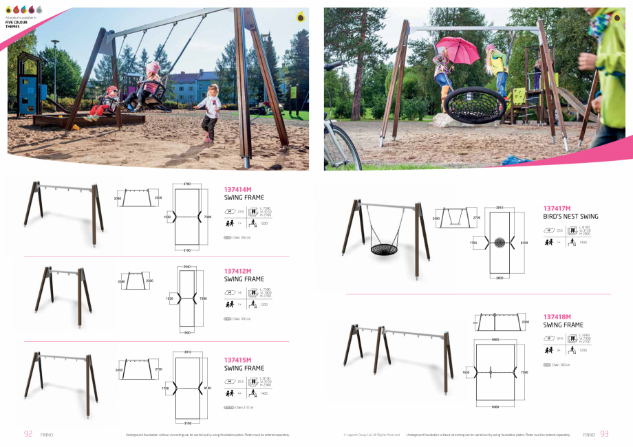 Pagina 47-Echipamente de joaca pentru copii LAPPSET NEW FINNO, HALO, CLOXX, FLORA, FINNO ABC, CLOVER Catalog, ...