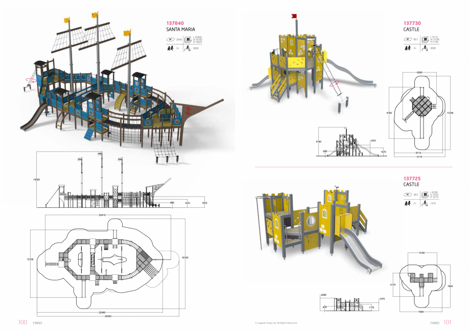 Pagina 51-Echipamente de joaca pentru copii LAPPSET NEW FINNO, HALO, CLOXX, FLORA, FINNO ABC, CLOVER Catalog, ...