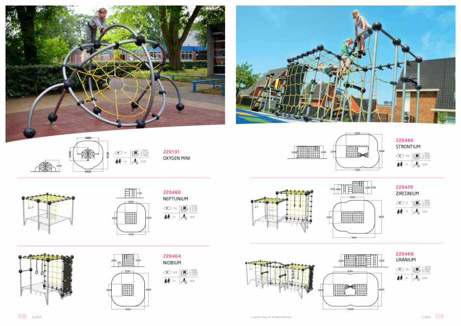 Pagina 80-Echipamente de joaca pentru copii LAPPSET NEW FINNO, HALO, CLOXX, FLORA, FINNO ABC, CLOVER Catalog, ...