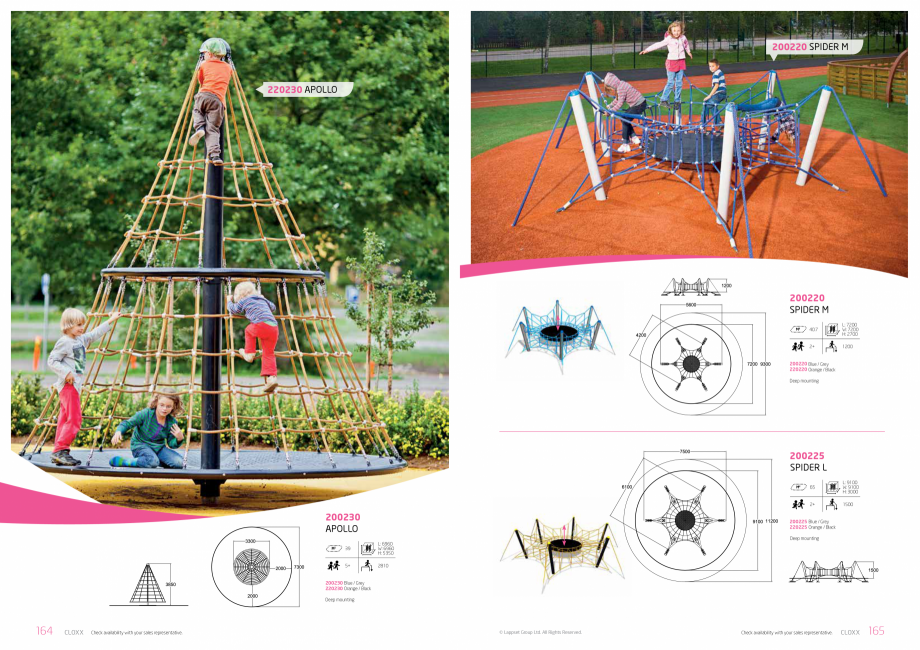 Pagina 83-Echipamente de joaca pentru copii LAPPSET NEW FINNO, HALO, CLOXX, FLORA, FINNO ABC, CLOVER Catalog, ...