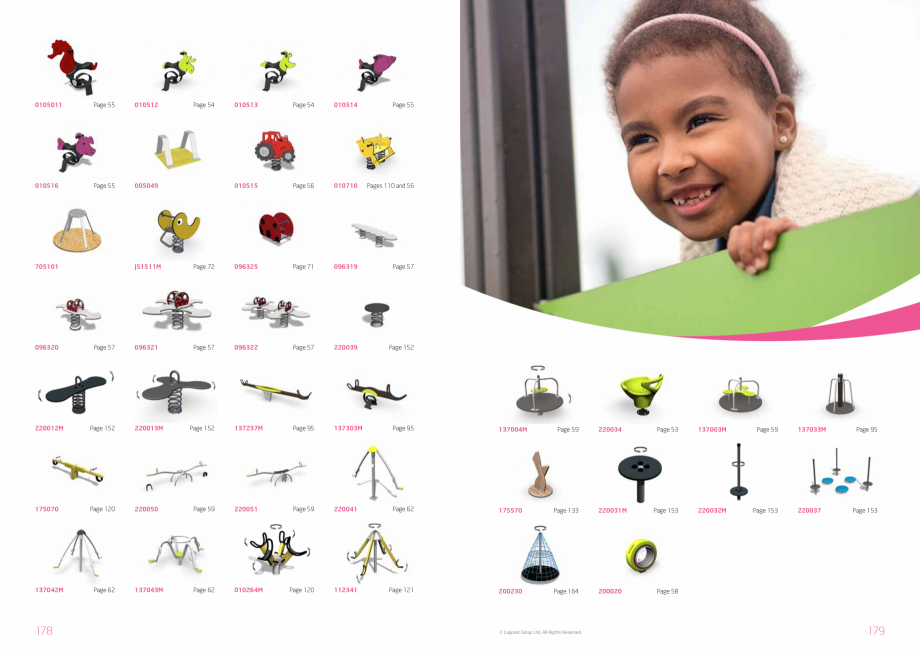 Pagina 90-Echipamente de joaca pentru copii LAPPSET NEW FINNO, HALO, CLOXX, FLORA, FINNO ABC, CLOVER Catalog, ...