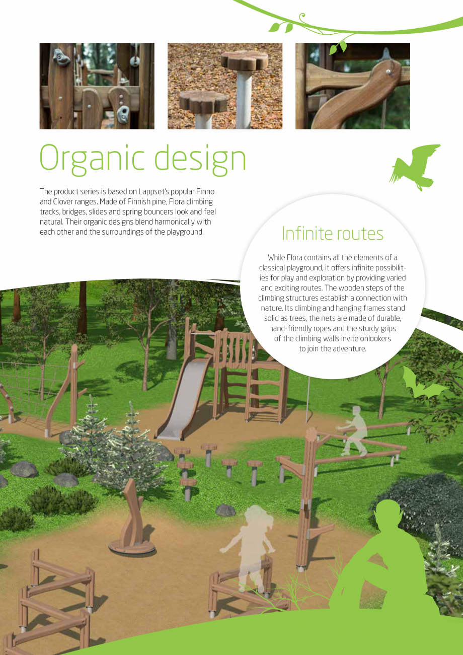 Pagina 3-Echipamente de joaca pentru copii  LAPPSET FLORA Catalog, brosura Engleza 0 Troll’s shelter
...