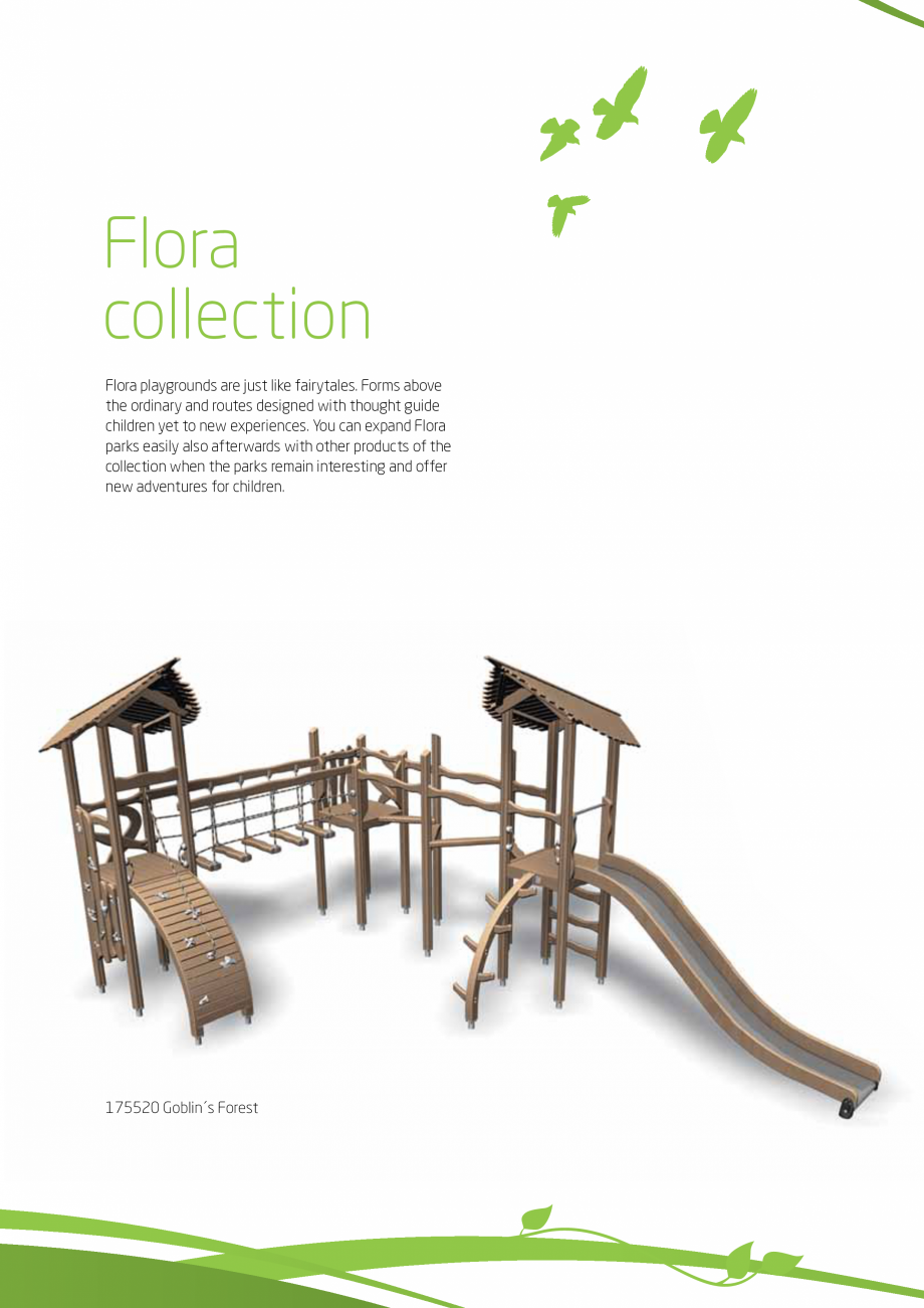 Pagina 4-Echipamente de joaca pentru copii  LAPPSET FLORA Catalog, brosura Engleza round and its equipment...