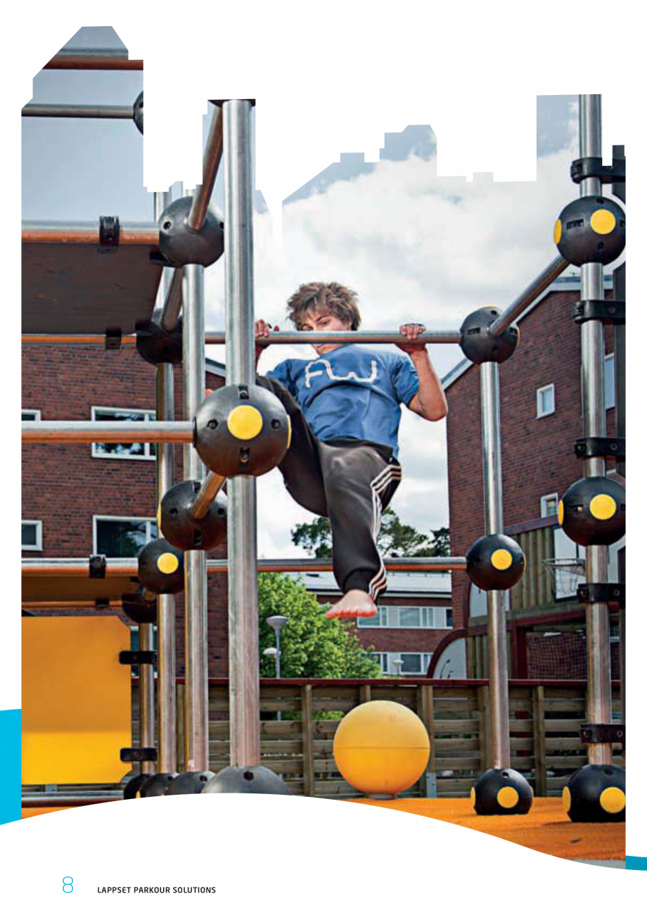 Pagina 8-Echipamente si solutii pentru Parkour  LAPPSET CLOXX Catalog, brosura Engleza UTIONS
FINNO

9
...