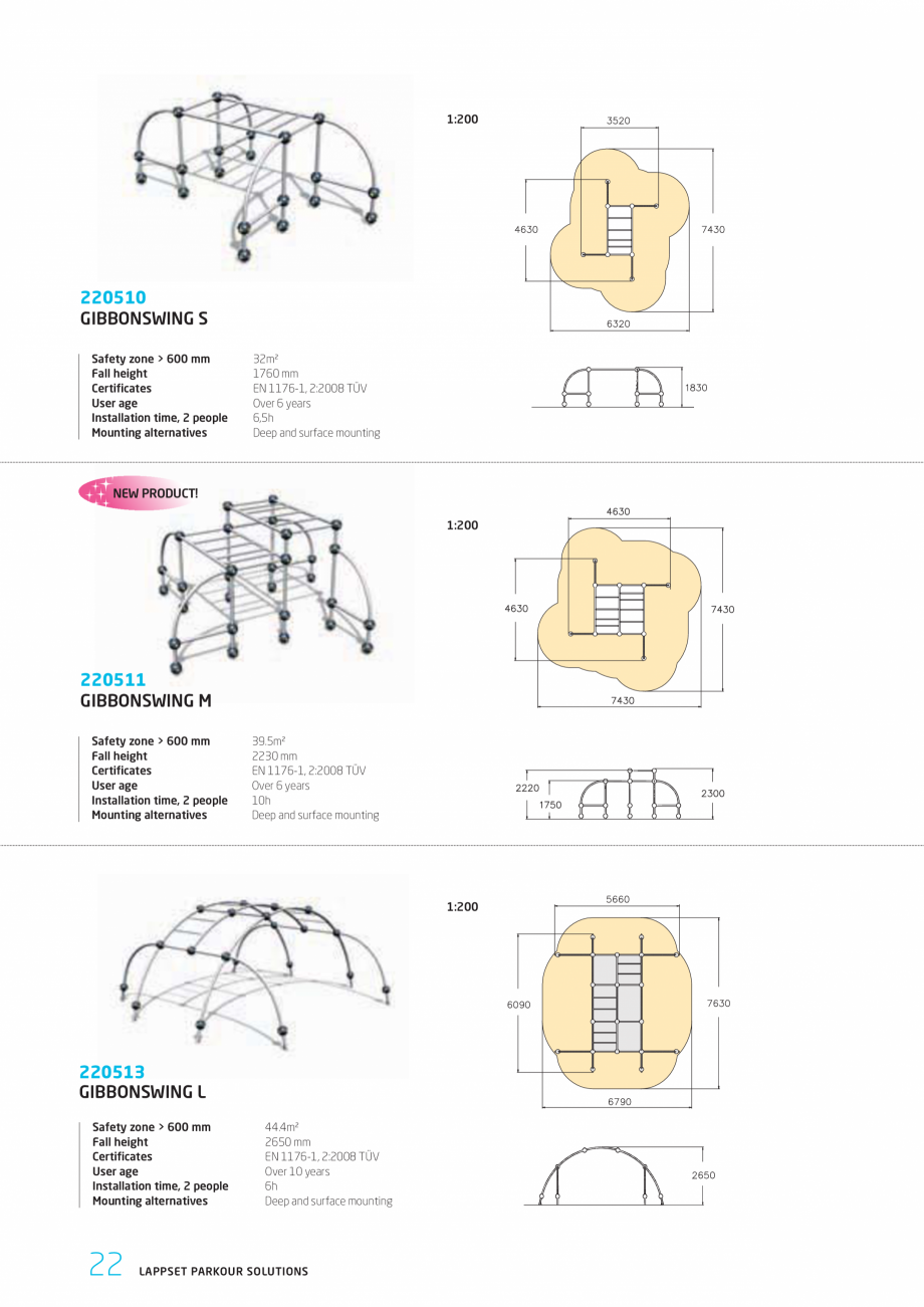 Pagina 22-Echipamente si solutii pentru Parkour  LAPPSET CLOXX Catalog, brosura Engleza t
Certificates
User...