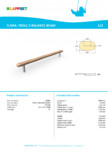 Echipament pentru echilibru din lemn 175530 LAPPSET - FLORA