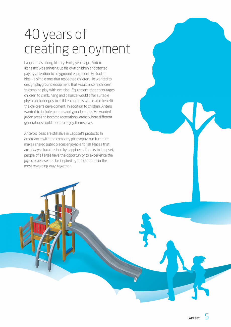 Pagina 6-Idei pentru o viata sanatoasa LAPPSET NEW FINNO, FINNO ABC, CLOXX, CLOVER, FLORA, HALO Catalog,...