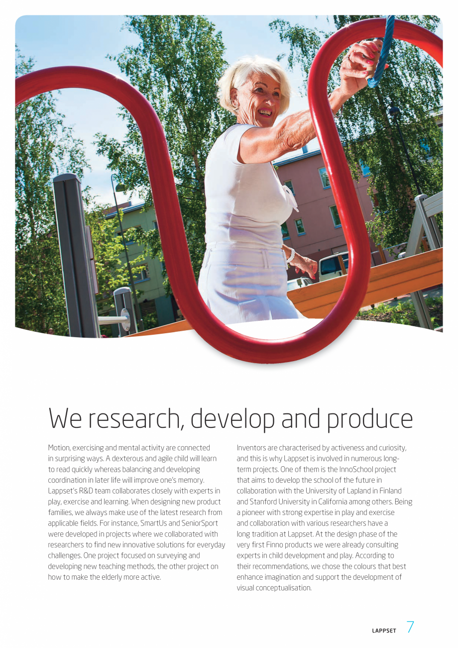 Pagina 8-Idei pentru o viata sanatoasa LAPPSET NEW FINNO, FINNO ABC, CLOXX, CLOVER, FLORA, HALO Catalog,...