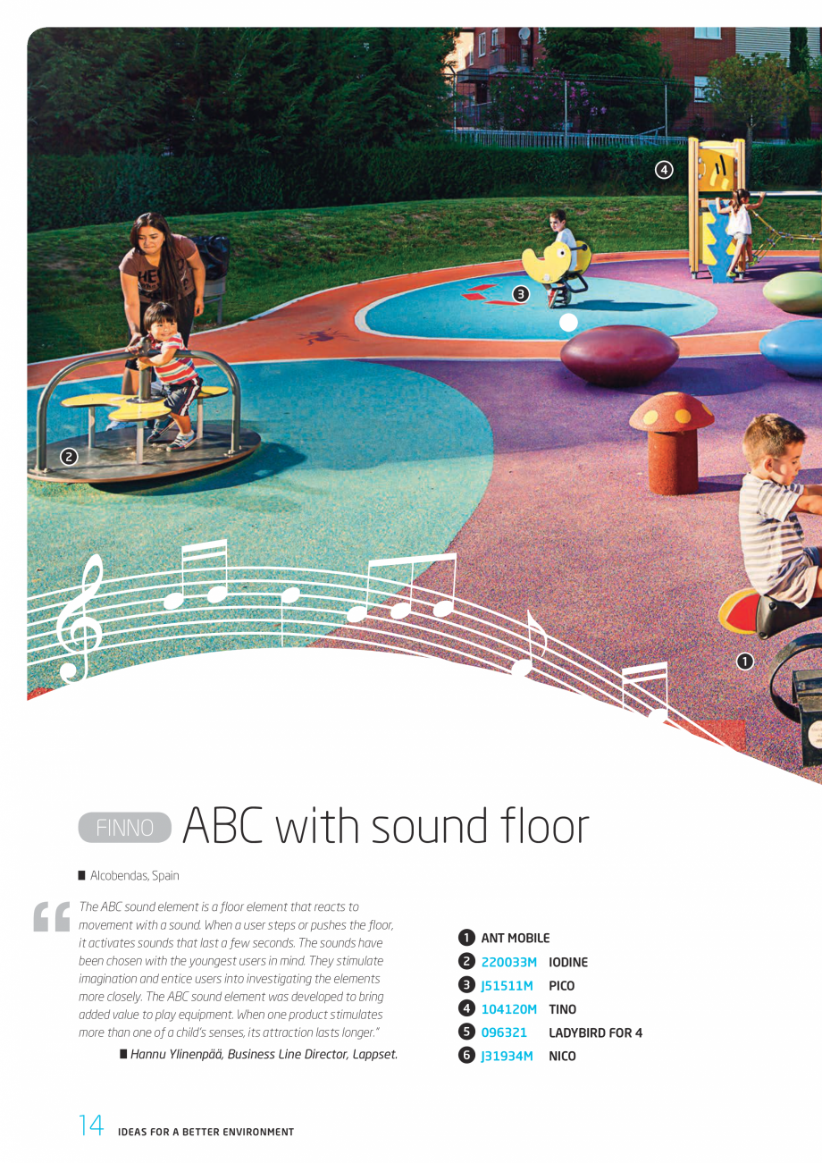 Pagina 14-Idei pentru o viata sanatoasa LAPPSET NEW FINNO, FINNO ABC, CLOXX, CLOVER, FLORA, HALO Catalog,...