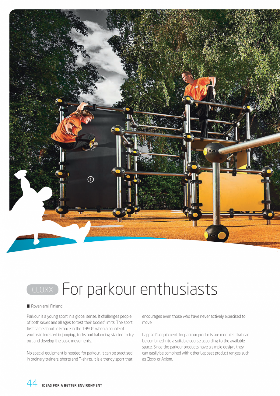 Pagina 44-Idei pentru o viata sanatoasa LAPPSET NEW FINNO, FINNO ABC, CLOXX, CLOVER, FLORA, HALO Catalog,...