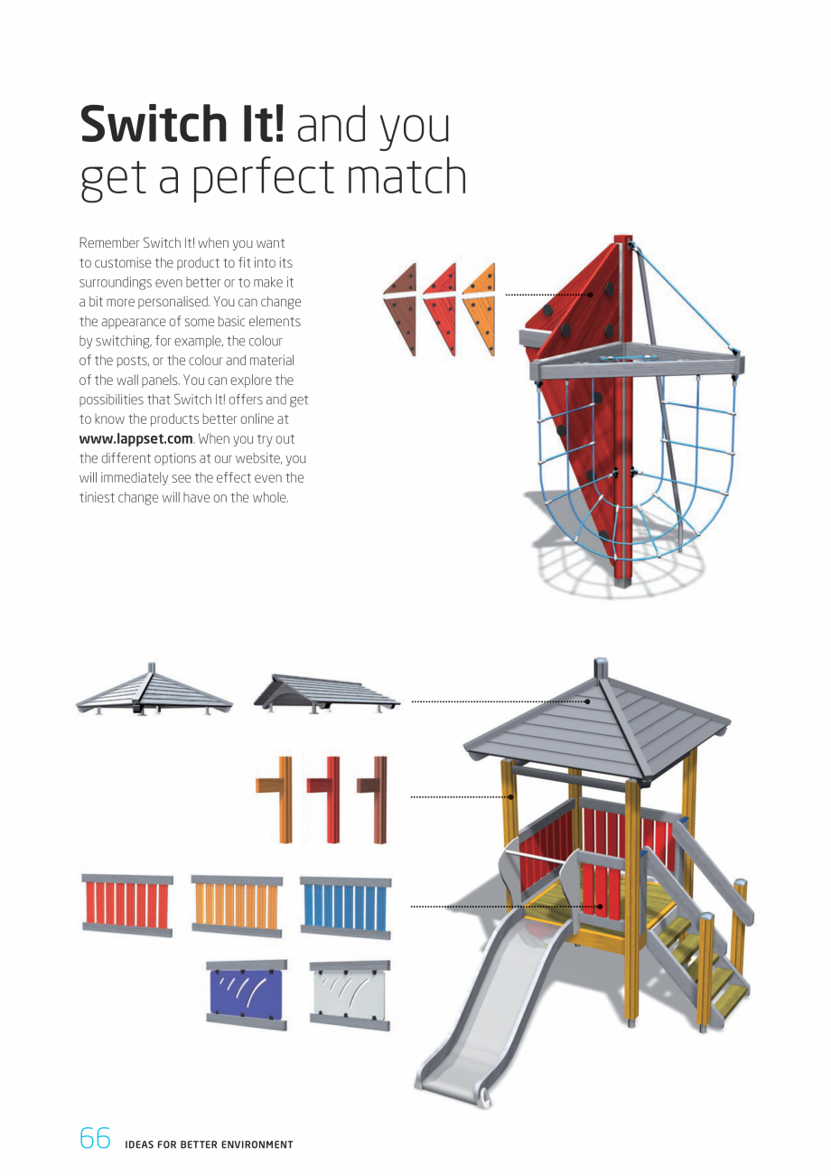 Pagina 66-Idei pentru o viata sanatoasa LAPPSET NEW FINNO, FINNO ABC, CLOXX, CLOVER, FLORA, HALO Catalog,...