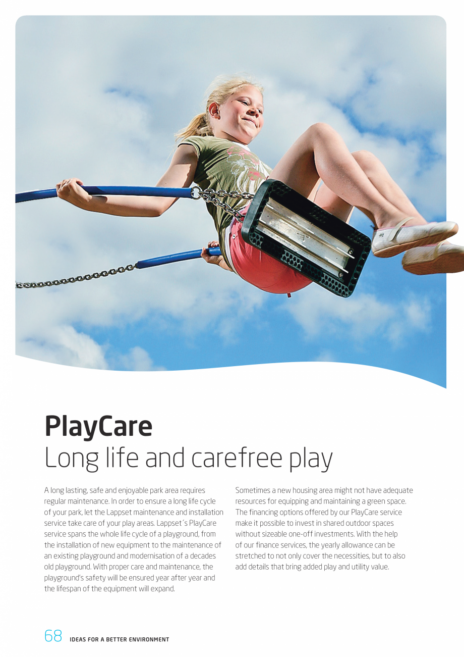 Pagina 68-Idei pentru o viata sanatoasa LAPPSET NEW FINNO, FINNO ABC, CLOXX, CLOVER, FLORA, HALO Catalog,...