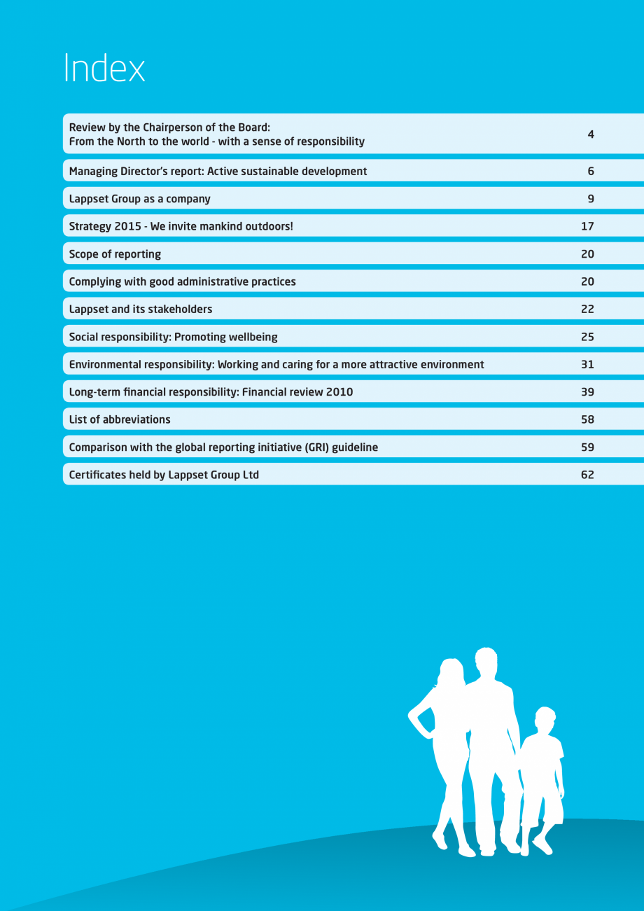 Pagina 3-Responsabilitatea sociala - Raport 2010 LAPPSET NEW FINNO, FINNO ABC, CLOXX, CLOVER, ANGRY BIRDS,...