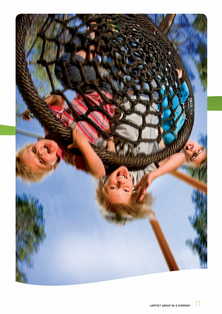 Pagina 11-Responsabilitatea sociala - Raport 2010 LAPPSET NEW FINNO, FINNO ABC, CLOXX, CLOVER, ANGRY BIRDS,...