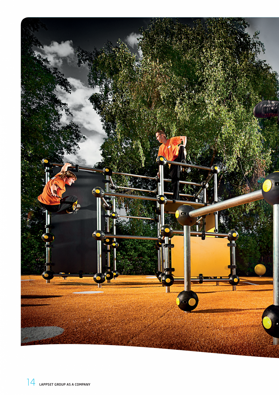 Pagina 14-Responsabilitatea sociala - Raport 2010 LAPPSET NEW FINNO, FINNO ABC, CLOXX, CLOVER, ANGRY BIRDS,...