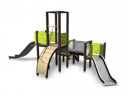 Activity Tower - Echipament de joaca pentru copii 137031M NEW FINNO Echipamente de joaca din lemn