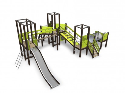 ACTIVITY TOWER - Echipament de joaca pentru copii 137050M NEW FINNO Echipamente de joaca din lemn