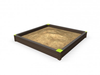 SANDBOX - Cadru cu nisip 137400M NEW FINNO Echipamente de joaca din lemn pentru copii