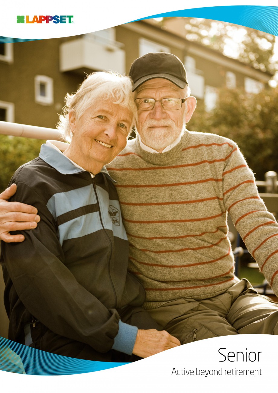 Pagina 1-Senior sport - Activi la varste inaintate LAPPSET Fisa tehnica Engleza Senior
Active beyond...