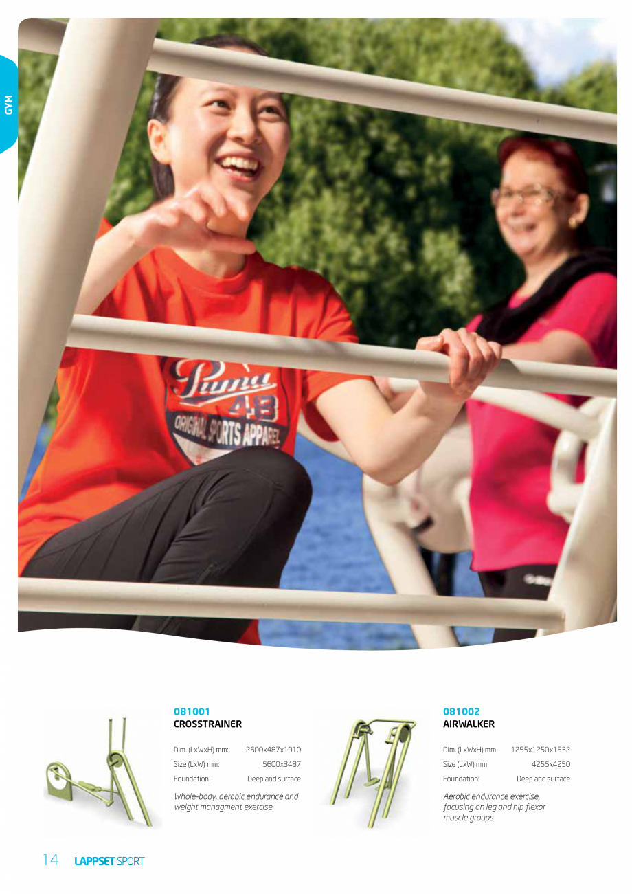 Pagina 14-Echipamente pentru spatii sport, sport extrem LAPPSET Wall Bouldering, Parkour, Fitness, Gym, Senior...